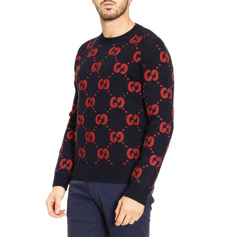 blue gucci jumper|gucci inspired sweater.